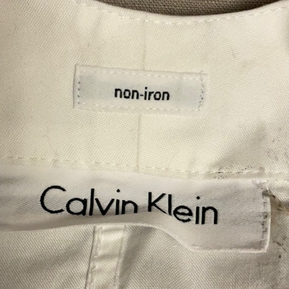 Calvin Klein White Sleeveless Button-Down Shirt - Picture 8 of 10